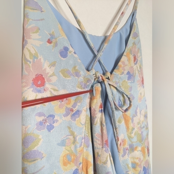 SOMETHING NAVY DRESS FLORAL Blue - Picture 13 of 15